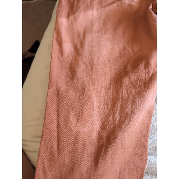 Orange soft Jean overalls size small - Picture 7 of 7